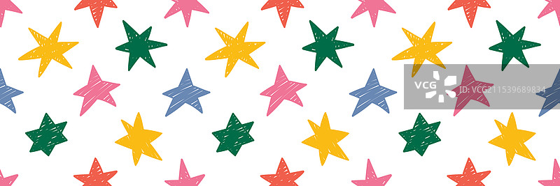 星空无缝图案图片素材