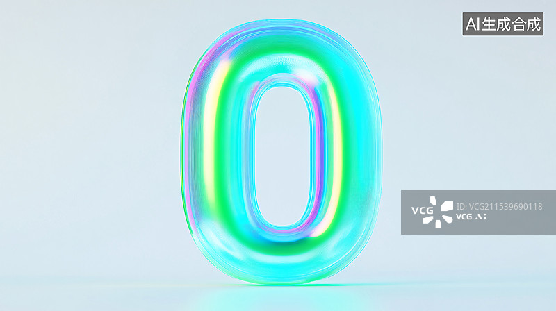 【AI数字艺术】3D立体数字0商场开业倒计时场景海报插图图片素材