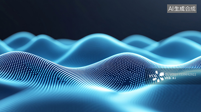 【AI数字艺术】抽象数字5G互联网技术商务PPT概念背景图片素材