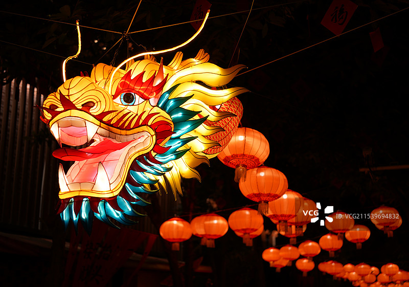 龙年龙头形象图片素材