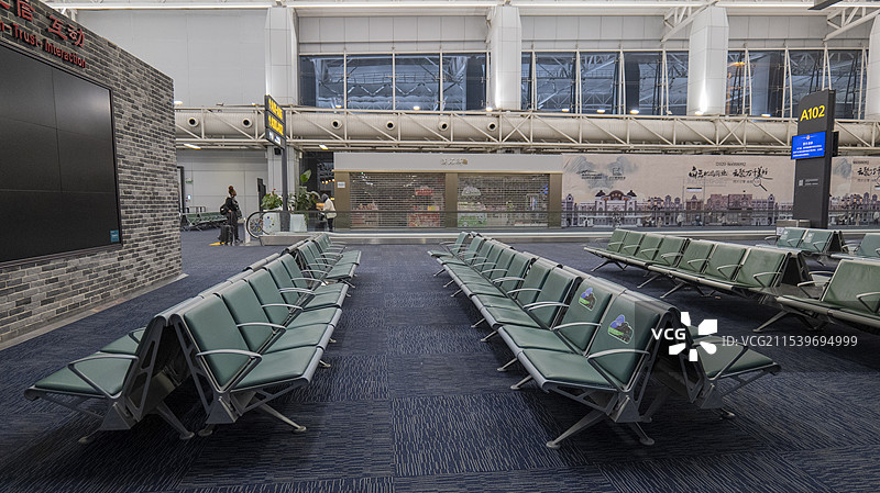机场候机大厅内部图片素材