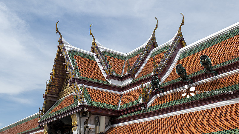 泰国曼谷大皇宫著名景点图片素材