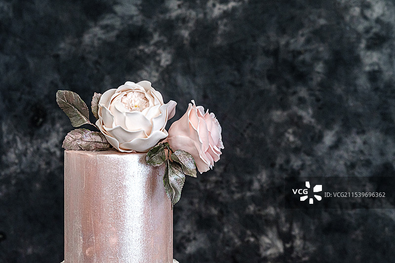 各种翻糖蛋糕棚拍特写图片素材