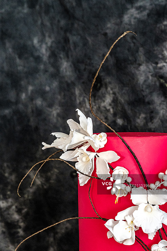 各种翻糖蛋糕棚拍特写图片素材