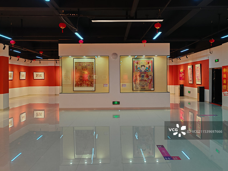中国年画博物馆 杨家埠木版年画 潍坊寒亭图片素材
