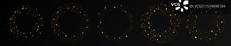 抽象金色发光半色调点状背景图片素材