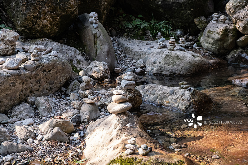 四川成都都江堰青城后山五龙沟景区图片素材