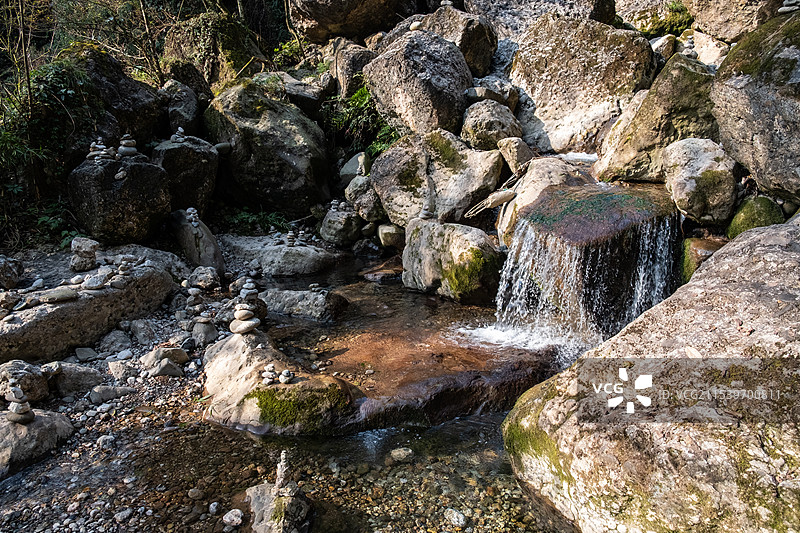 四川成都都江堰青城后山五龙沟景区图片素材