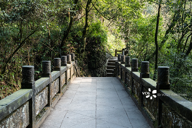 四川成都都江堰青城后山五龙沟景区图片素材