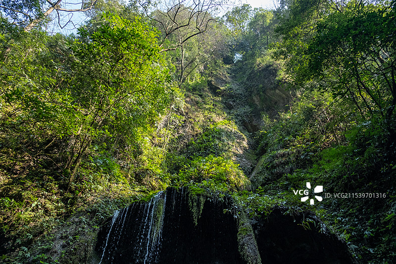 四川成都都江堰青城后山五龙沟景区图片素材