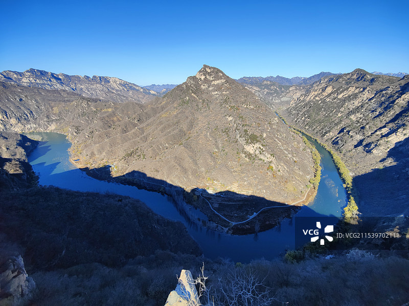 龙云山风景区-鹿皮关长城图片素材