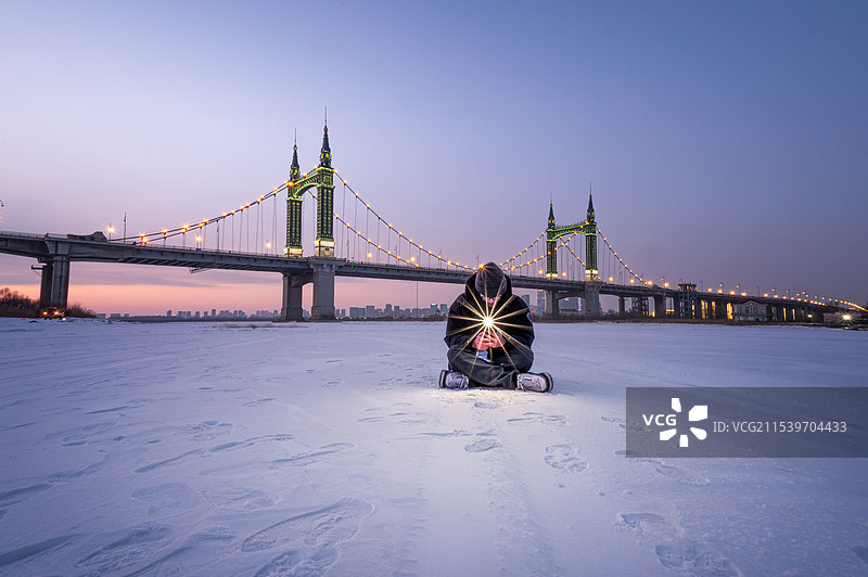 冬季的雪景图片素材