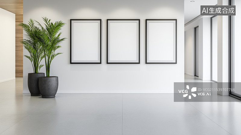 【AI数字艺术】艺术馆室内展览图片素材