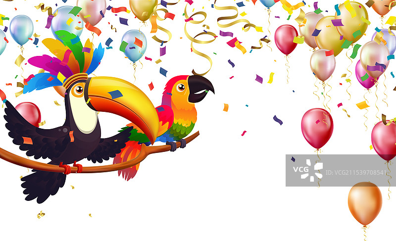 气球、嘉年华和节日的抽象假日图片素材