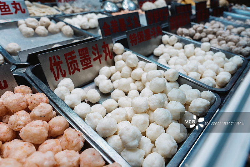 汕头特色小吃鱼丸图片素材