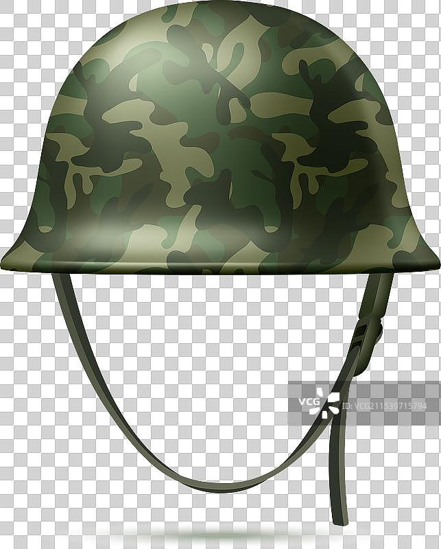 3D逼真的绿色军事防护装备图片素材