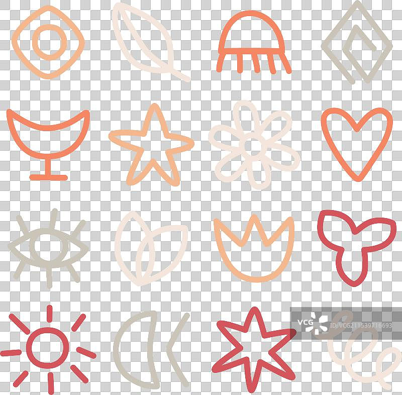 顽皮宝宝无缝图案图片素材