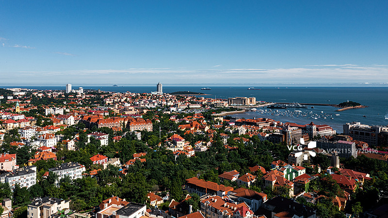 青岛城市自然风光图片素材