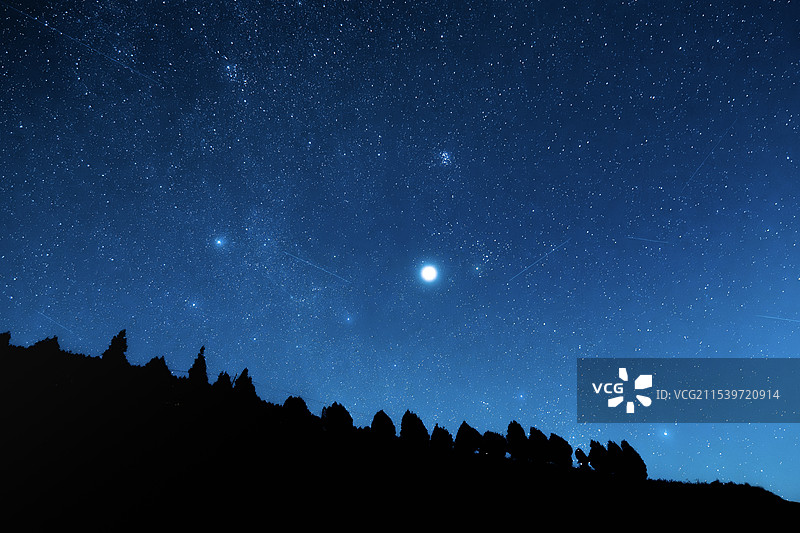 冬季银河图片素材