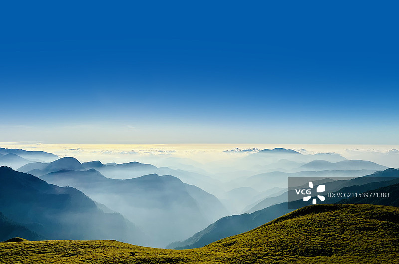 台湾南华山登顶图片素材