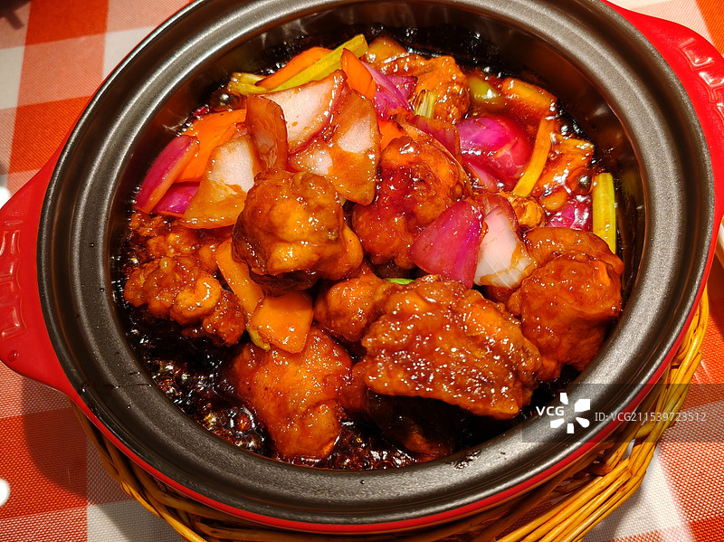 三杯鸡图片素材