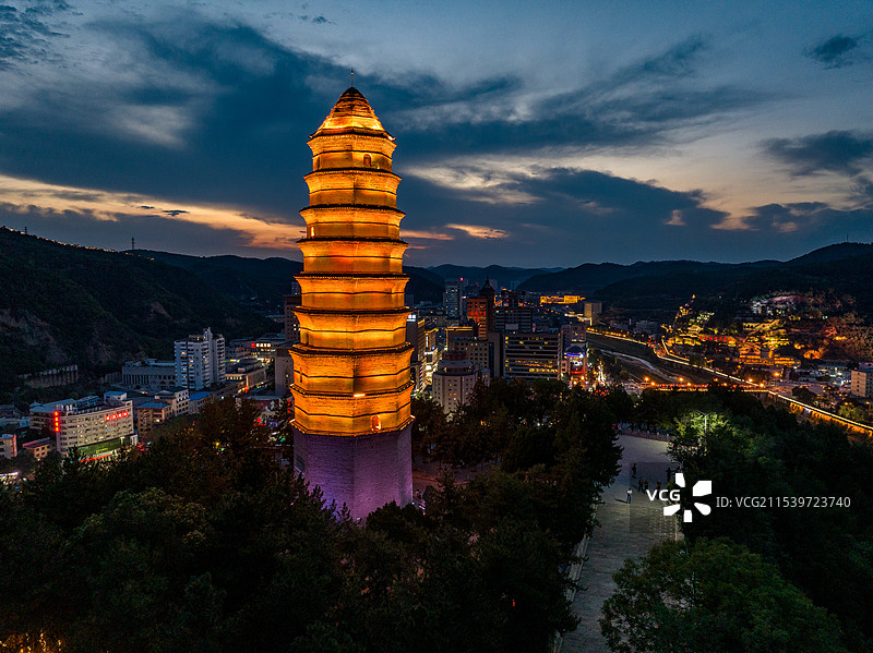 陕西省延安市主城区各种图片图片素材