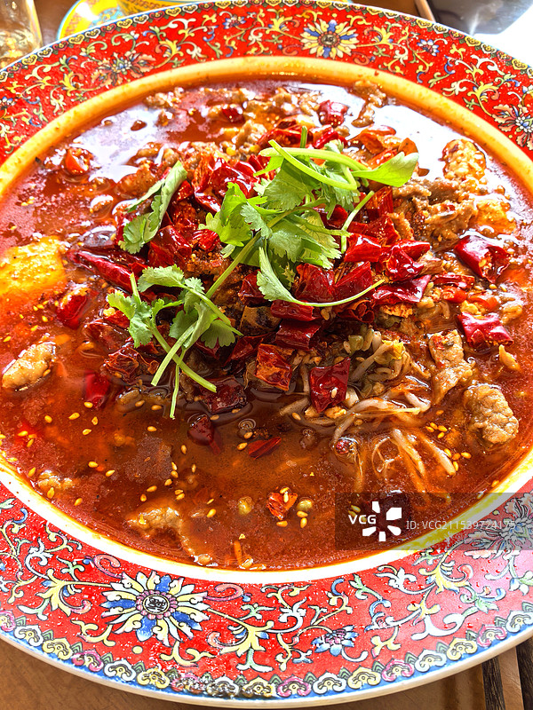 水煮肉片图片素材