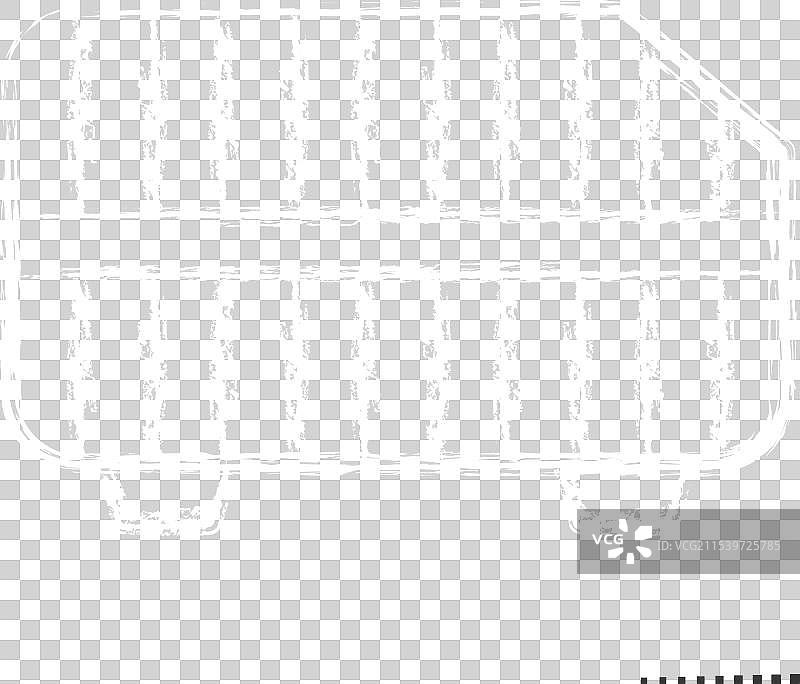 汽车零件符号的空气过滤器图标（粉笔风格）图片素材