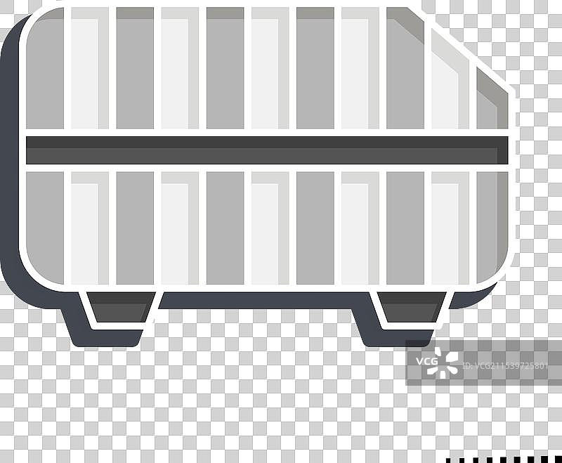 与汽车零件相关的空气过滤器图标图片素材