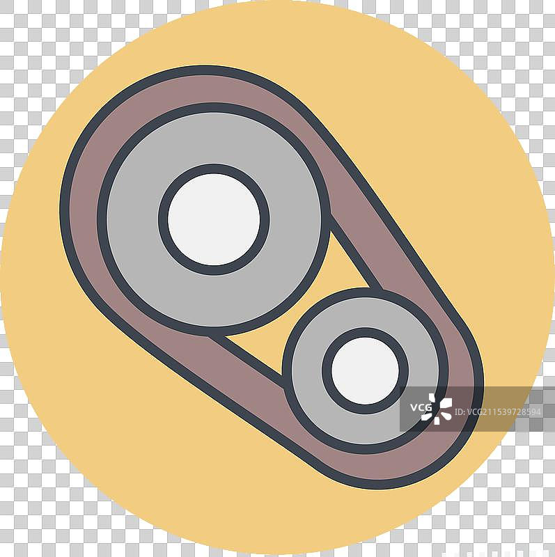 与汽车零件相关的时序带图标图片素材