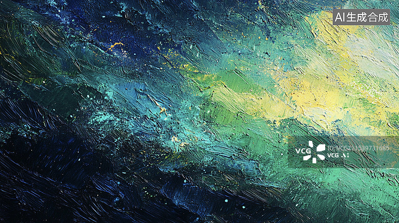 【AI数字艺术】厚涂油画艺术创意抽象背景图片素材