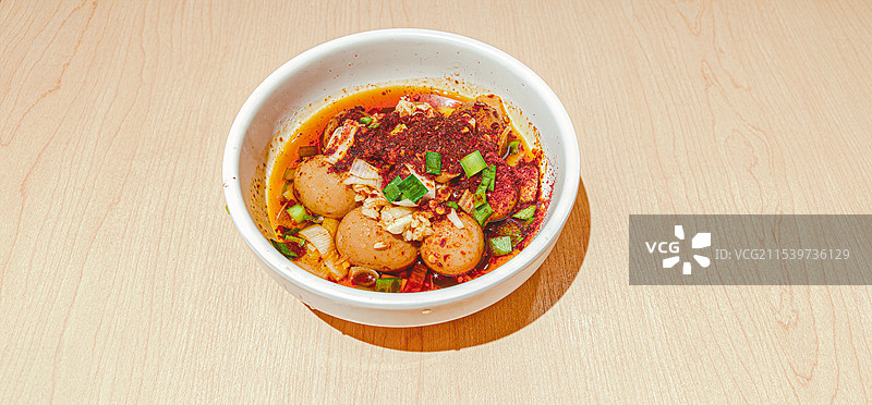 油泼辣子卤鹌鹑蛋图片素材