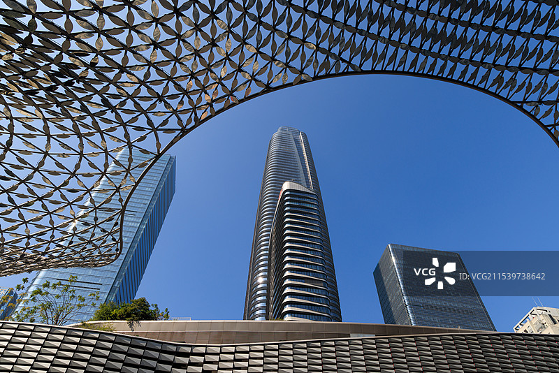 深圳卓悦中心广场城市风景图片素材