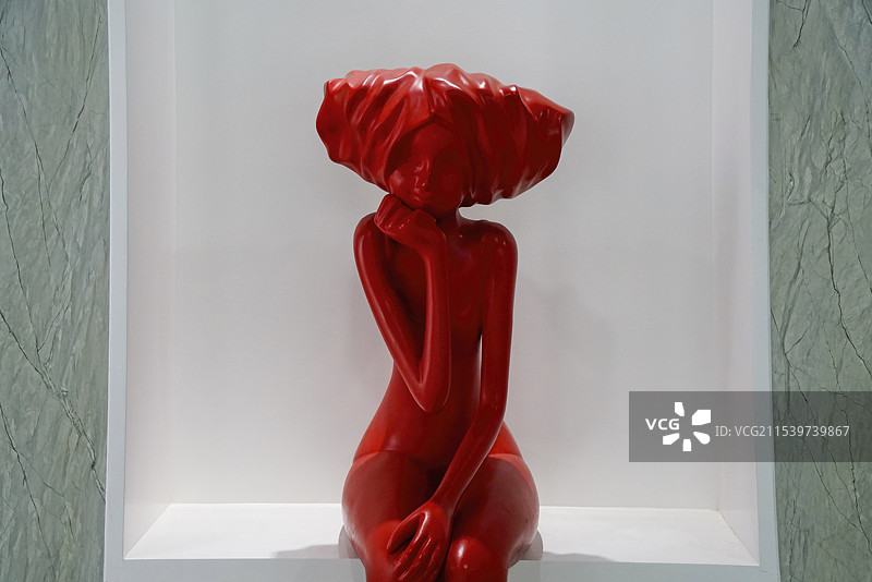 桓台阅读空间的雕塑图片素材