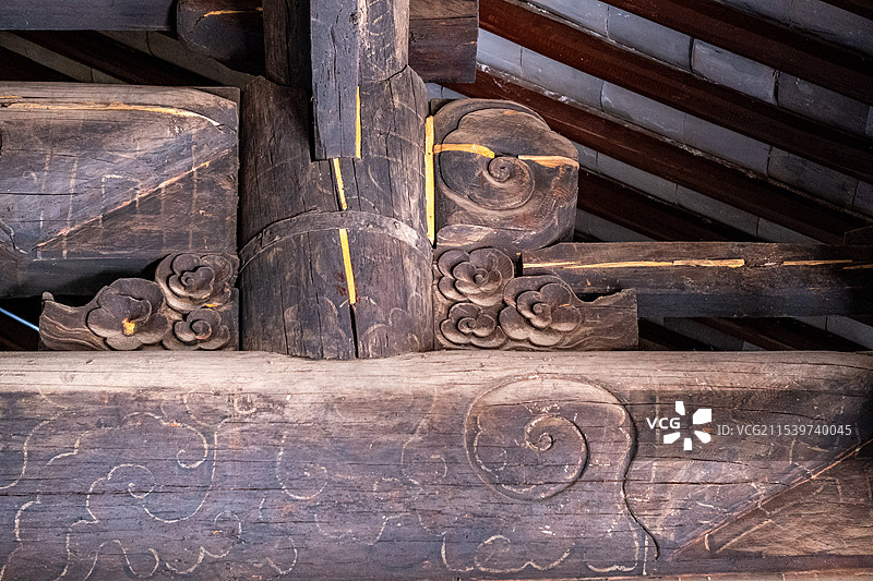 云南大理巍山等觉寺太阳宫图片素材
