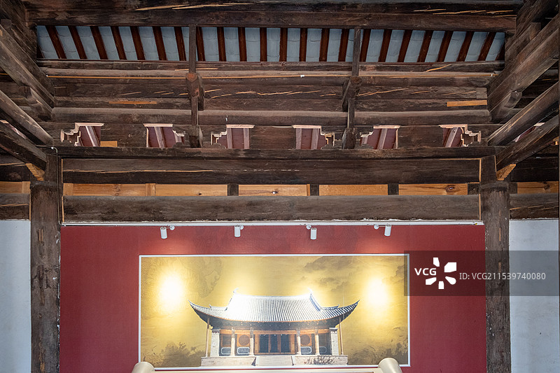 云南大理巍山等觉寺太阳宫图片素材