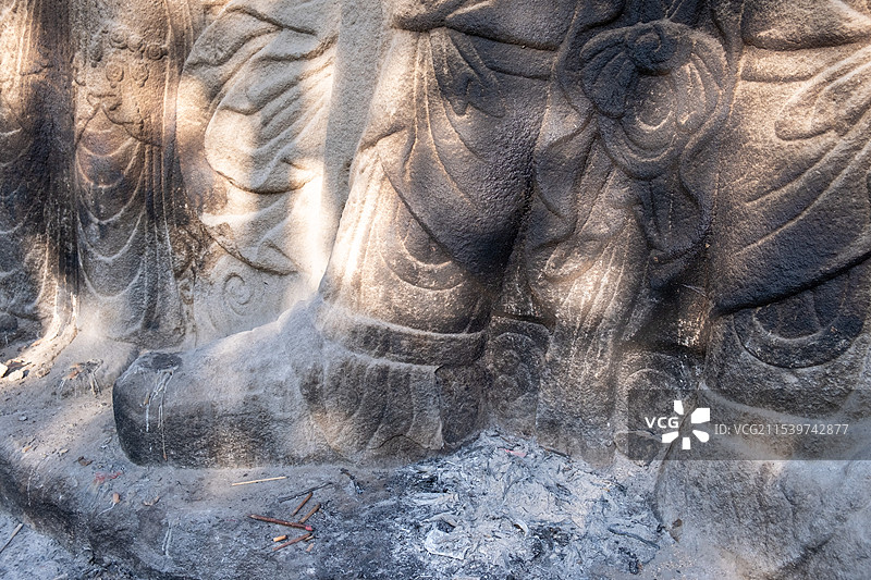 云南大理剑川金华山石刻摩崖造像图片素材