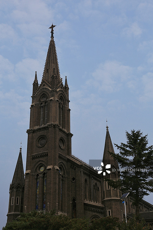 吉林市天主教堂图片素材