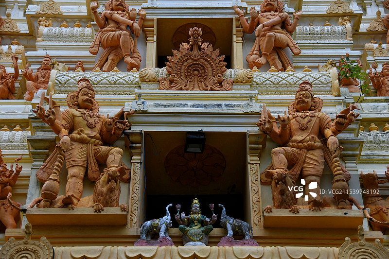 斯里兰卡贾夫纳湿婆印度庙 Naguleswaram temple图片素材