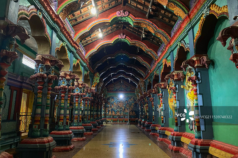 斯里兰卡贾夫纳湿婆印度庙 Naguleswaram temple图片素材