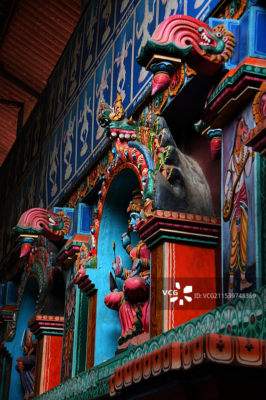 斯里兰卡贾夫纳湿婆印度庙 Naguleswaram temple图片素材