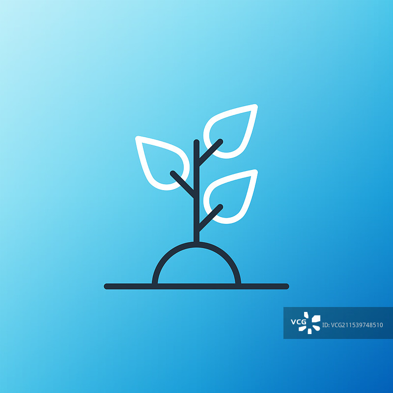 志愿者团队种树图标图片素材