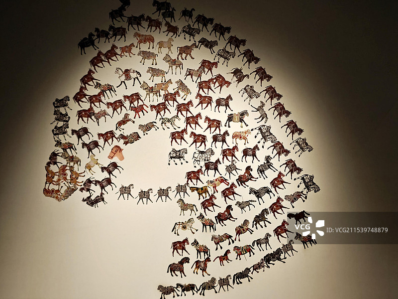 成都博物馆皮影戏特展展品图片素材