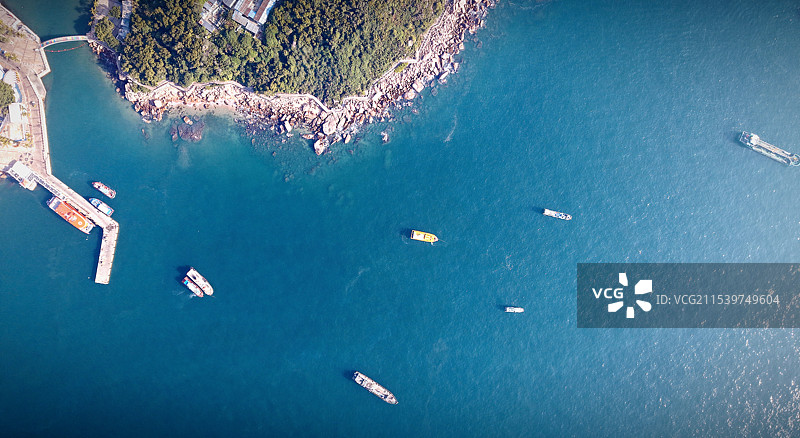 外伶仃岛-码头图片素材