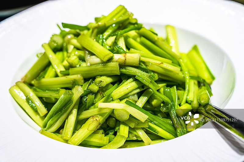 清炒水芹图片素材