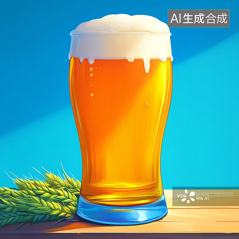 【AI数字艺术】国际啤酒节3D啤酒图标液体饮料三维元素图片素材