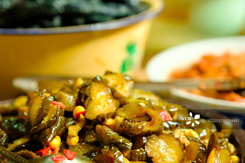 酱菜特写图片素材