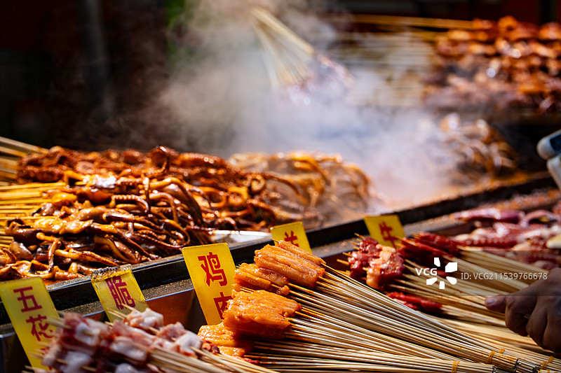街头烧烤图片素材