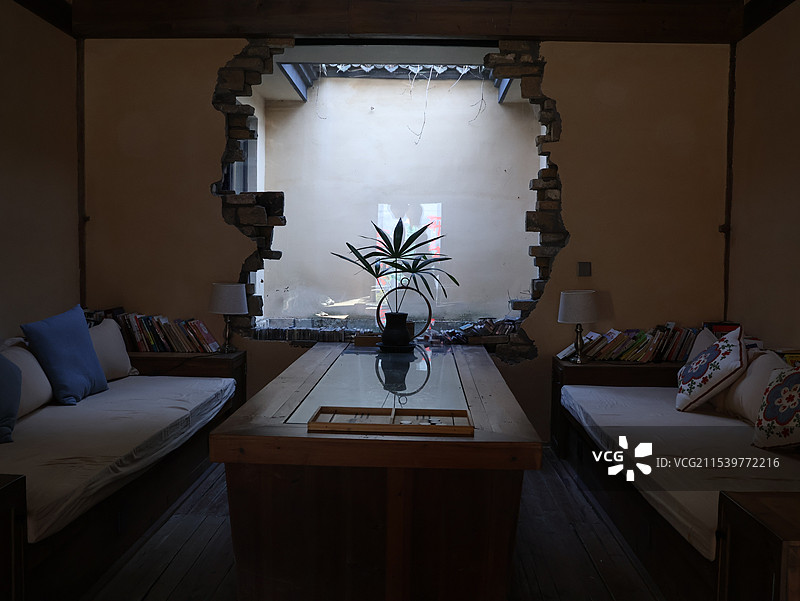 造型独特的书房图片素材