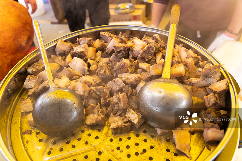 顺德美食：均安蒸猪（上过舌尖上的中国）图片素材